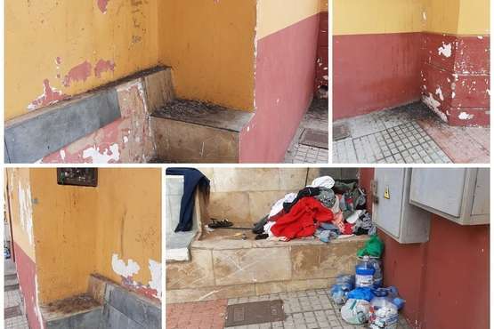 La plaza y fachada de La Garita, dejadas de la mano de Dios/TA.